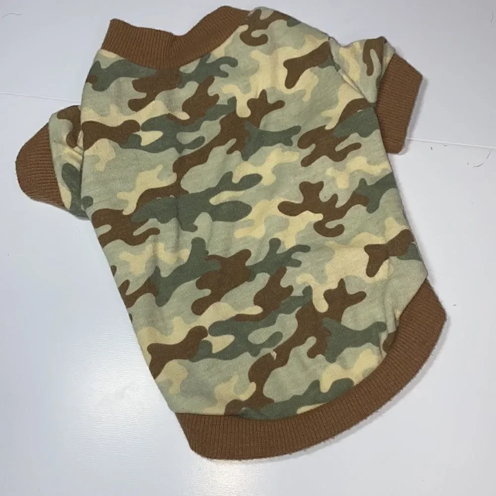 Camouflage Dog Tee Shirt